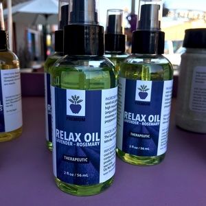 COPY - Relax Massage Oil lavender and rosemary